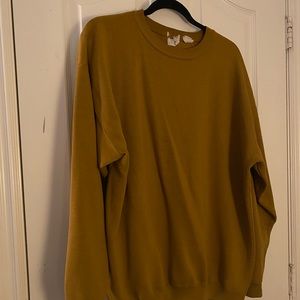 Oversized Mustard Crewneck